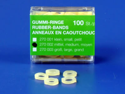 ERKODENT ERKI Gummi-Ringe. Gr. 2. Ø 4.80 mm