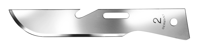 OR-Klingen Fig. 2 sterilverpackt, 10 Stück