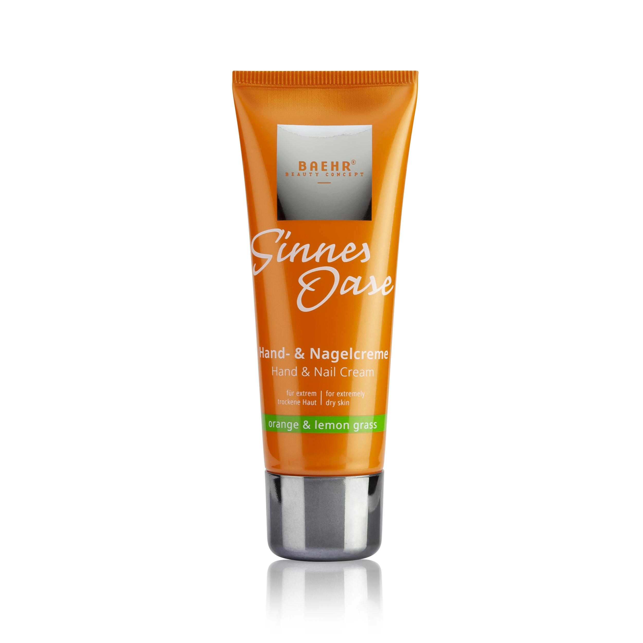 🔴 BAEHR BEAUTY CONCEPT Sinnes Oase Hand- und  Nagelcreme Orange-Lemongrass 75 ml