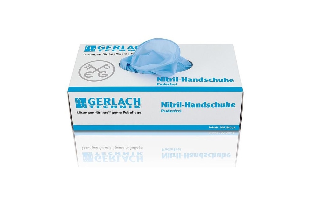 Gerlach Nitril-Einmalhandschuhe | L groß 100 Stück