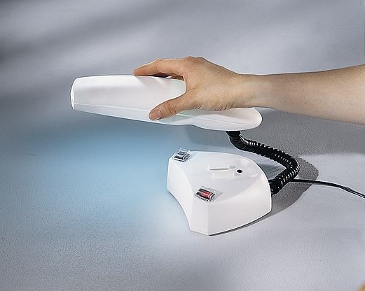 Mobiles Lichtgerät mit 2 Röhren und Timer