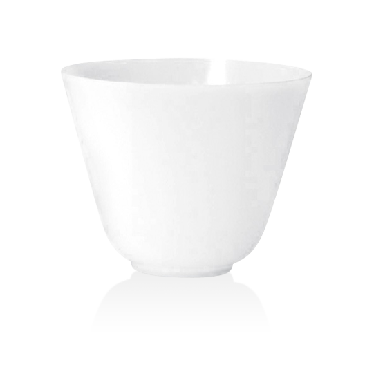 Kunststoffbecher weiß für Modellagen