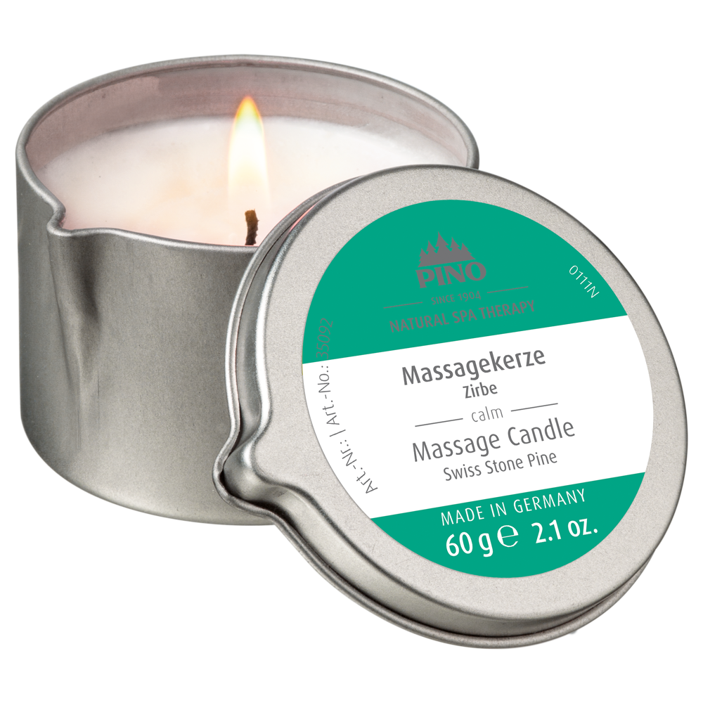 PINO Massagekerzen Zirbe - calm