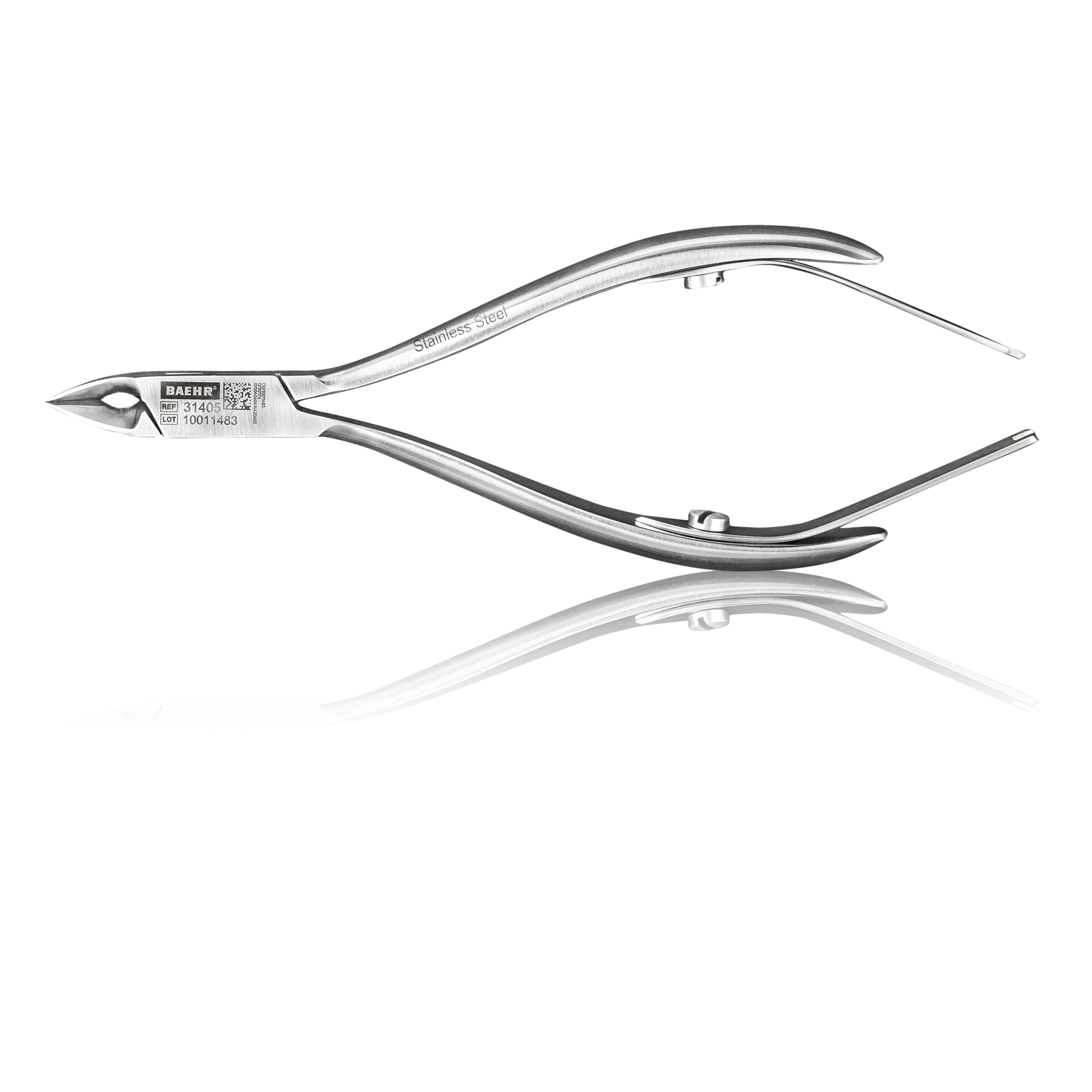 BAEHR PODOLINE Hautzange 10 cm, Schneide 7 mm
