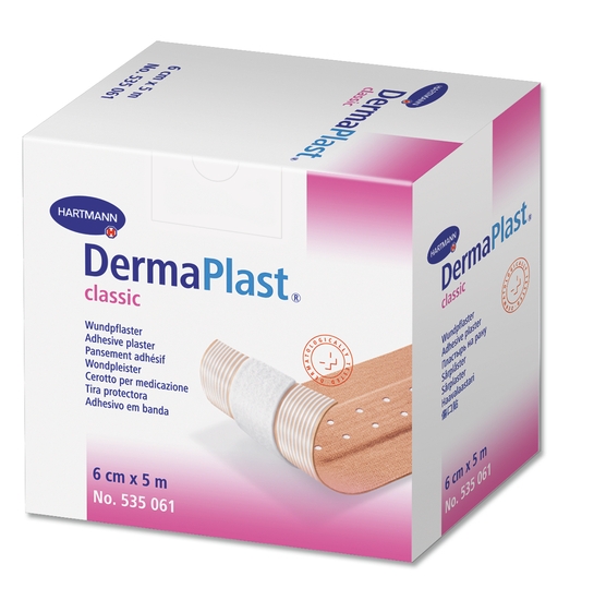 DermaPlast classic Wundpflaster | 6 cm x 5 m