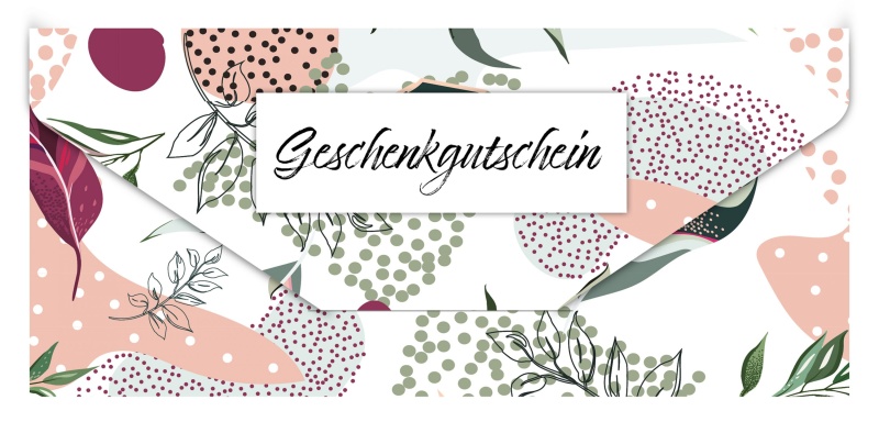Geschenkgutscheine "Wellness" Kuvertform 20 Stück