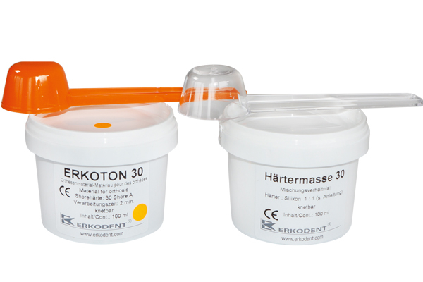 ERKODENT Erkoton 30 | A-Silikon 2 x 100 g Abdruckmasse Abformmasse