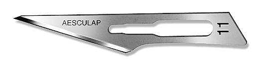 🔴 AESCULAP - Skalpellklingen Fig. BB511 | 10 Stück