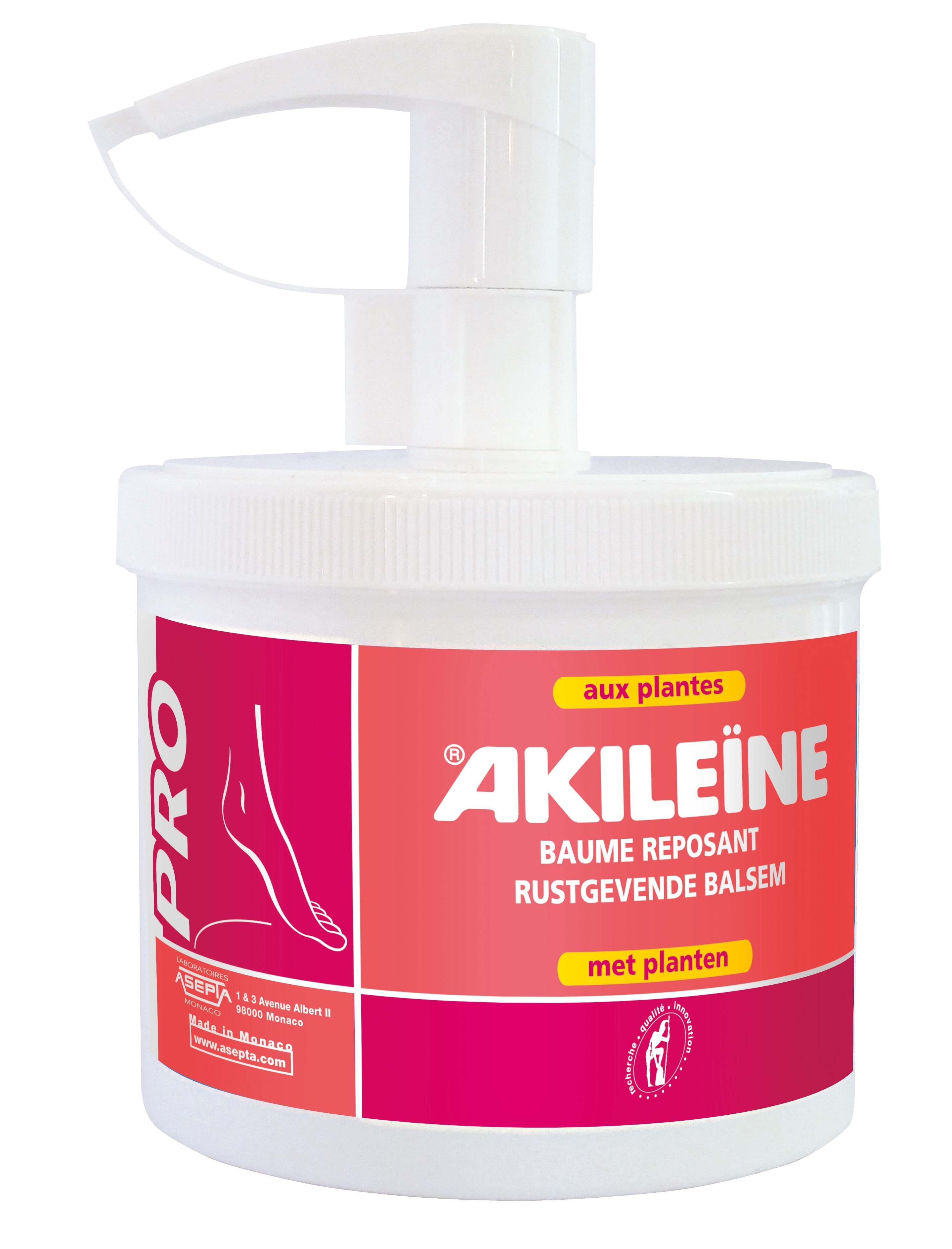 🔴 AKILEINE - Entspannender Fußbalsam 500 ml