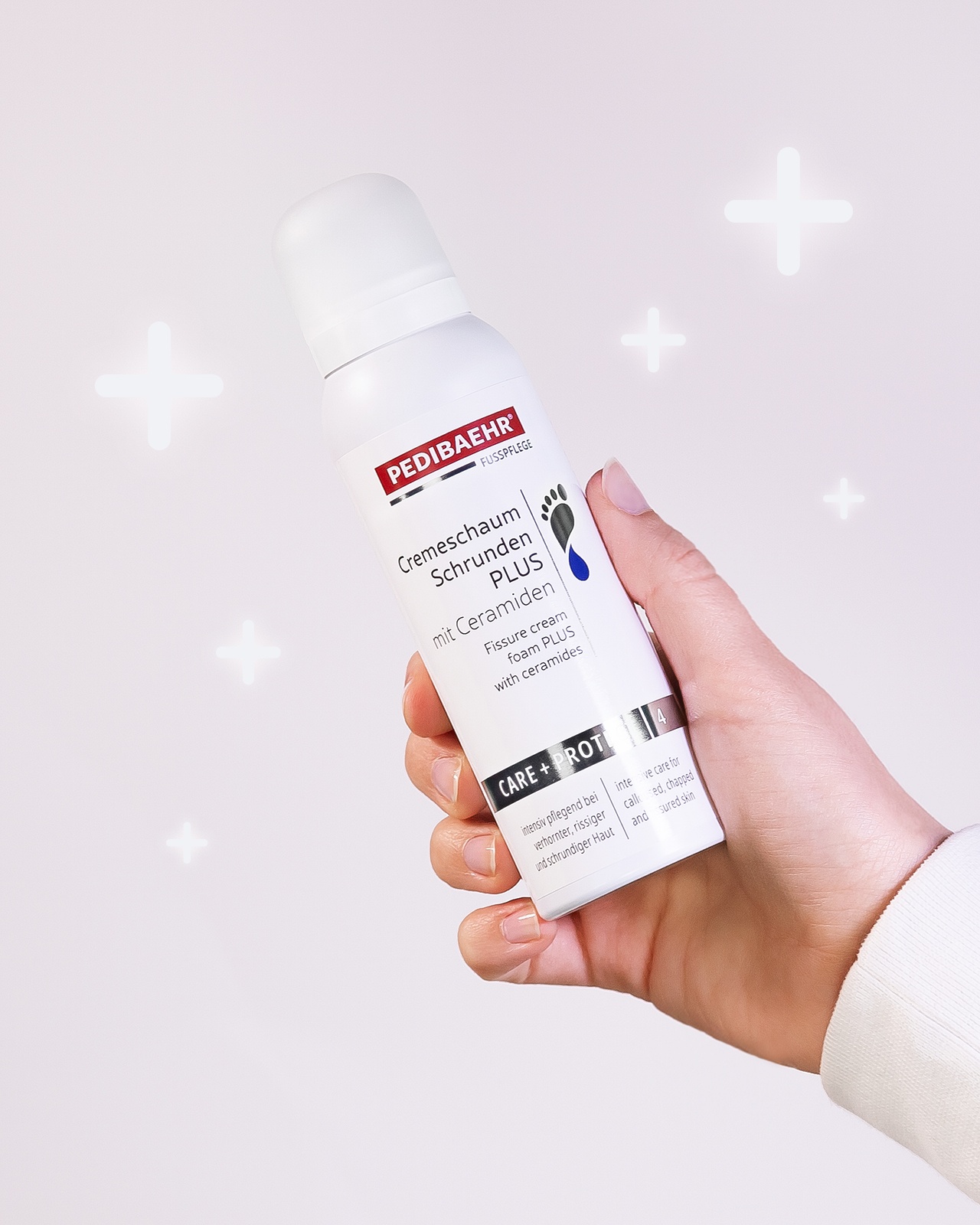 PEDIBAEHR Cremeschaum Schrunden PLUS
