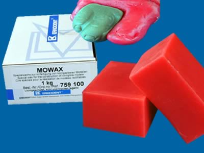 ERKODENT MOWAX Modellwachs 1 kg