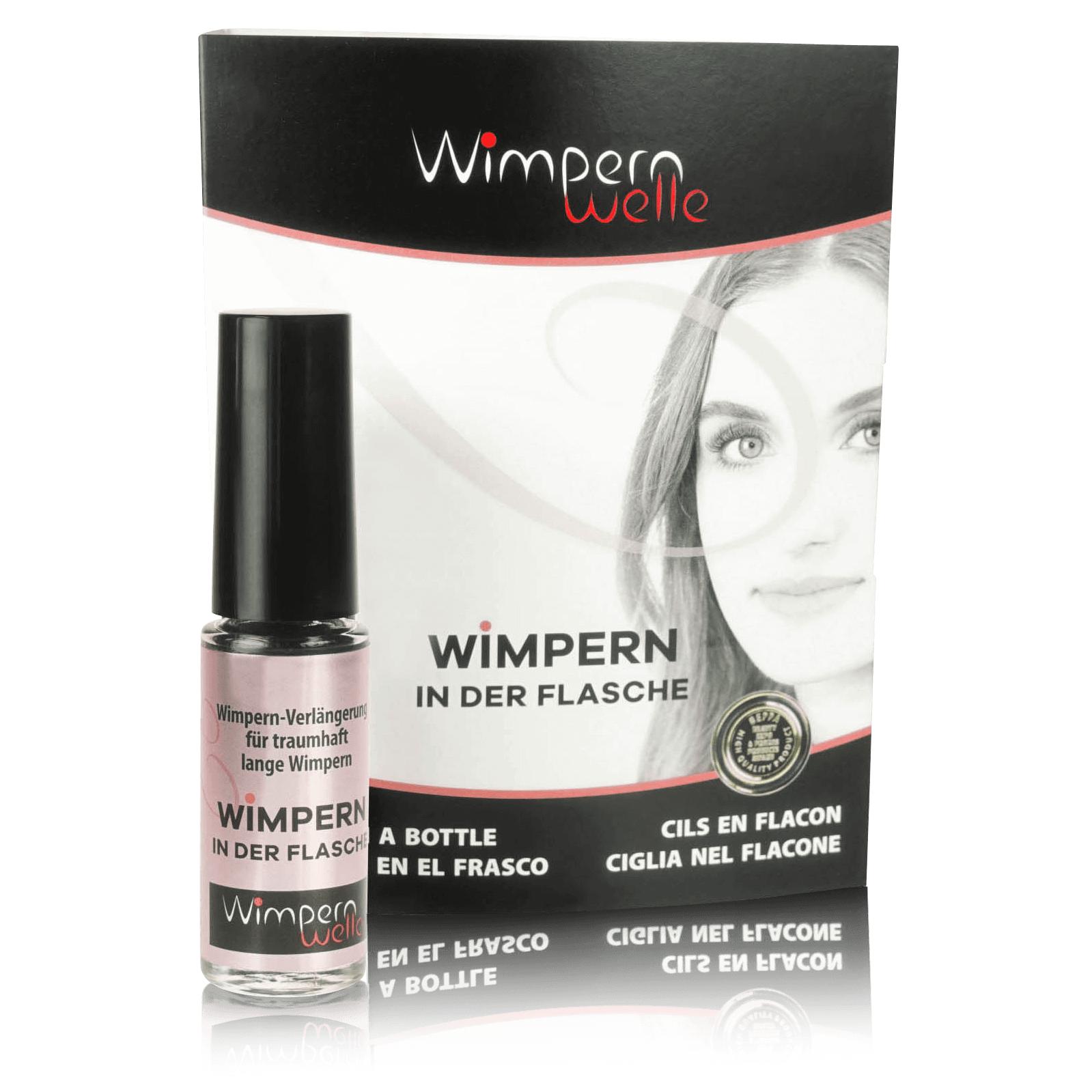 Wimpernwelle Wimpern in der Flasche (Wimpernverlängerung, schwarz)