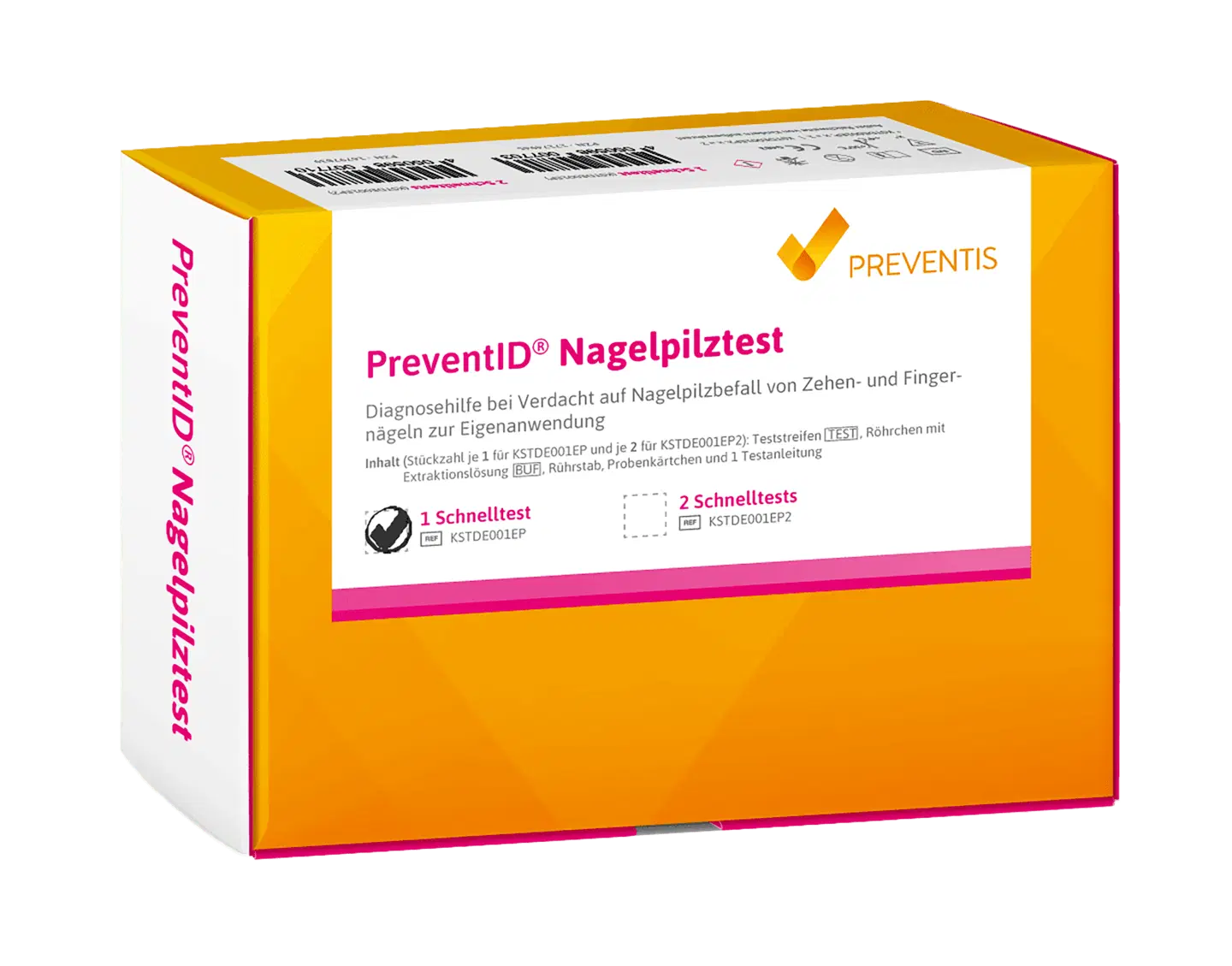 🔴 PREVENTIS PreventID Nagelpilztest 1 Stück Schnelltest
