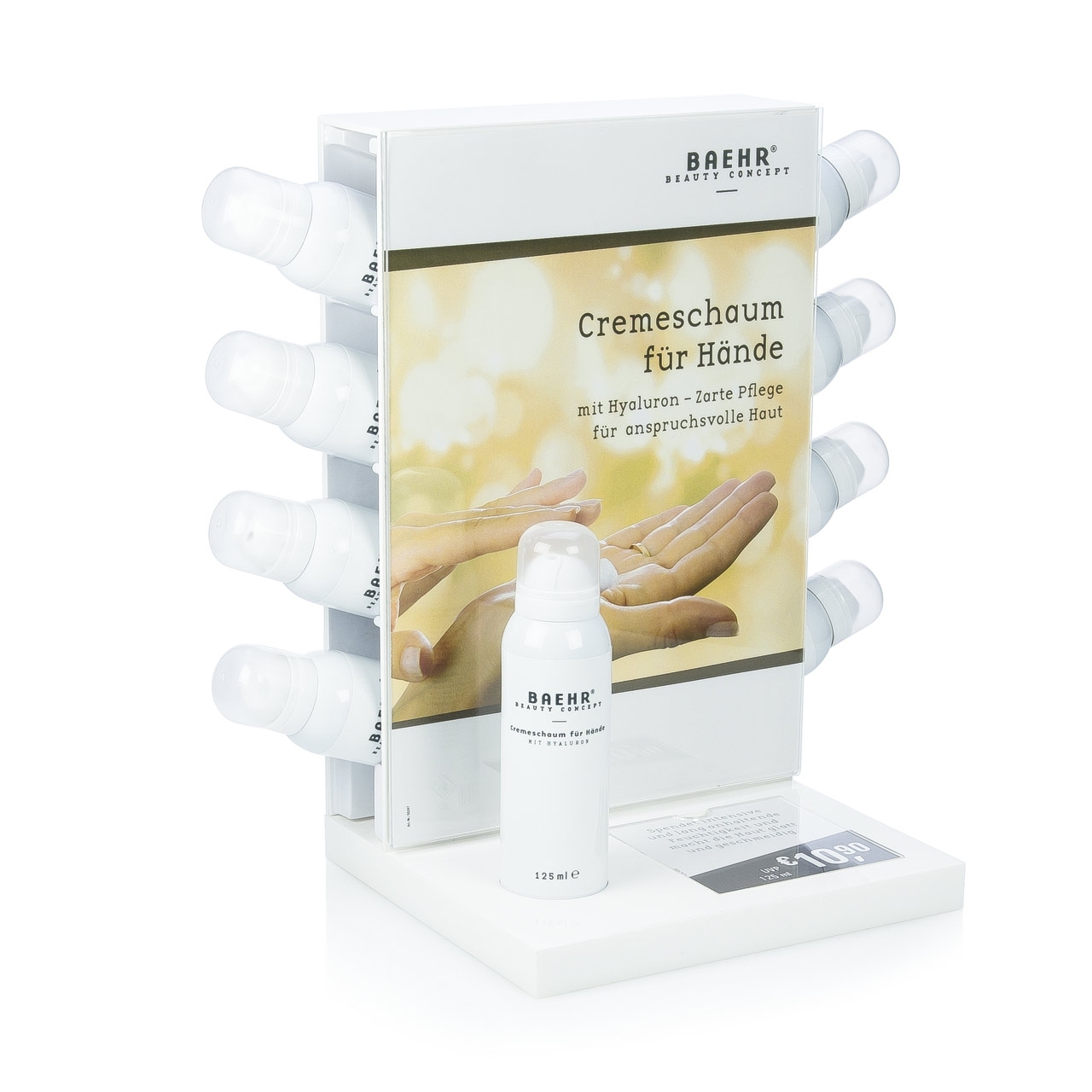 BAEHR BEAUTY CONCEPT - V-Displaybestückt, Cremeschaum Hand