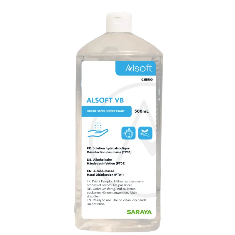 Saraya Alsoft VB Händedesinfektion 500 ml