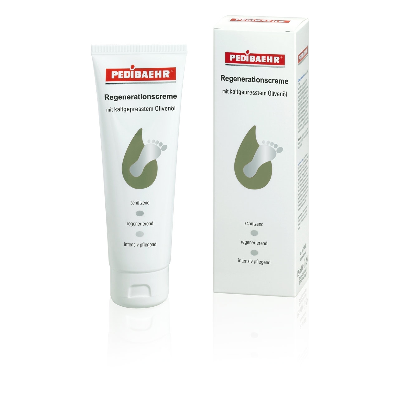 PEDIBAEHR - Regenerationscreme mit kaltgepresstem Olivenöl, 125 ml