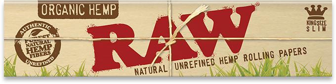RAW papers | Organic Hemp Kingsize Slim | 32 Blätter pro Packung