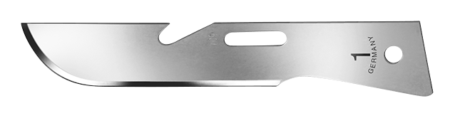OR-Klingen Fig. 1 sterilverpackt, 10 Stück