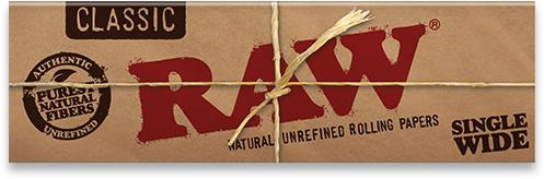 RAW Papers | Classic Single Wide | 50 Blättchen