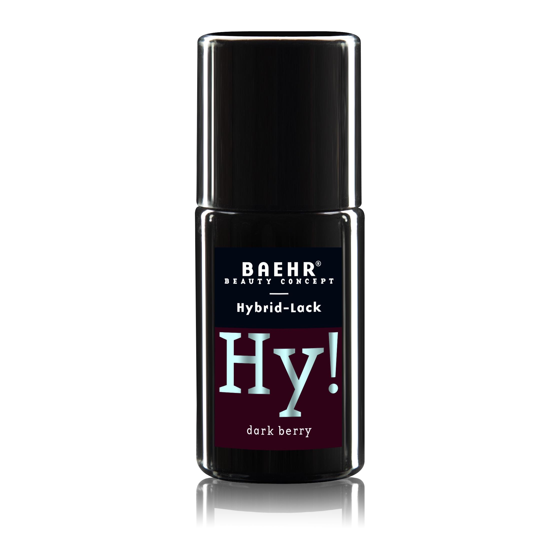 BAEHR BEAUTY CONCEPT - NAILS Hy! Hybrid-Lack, dark berry 8 ml