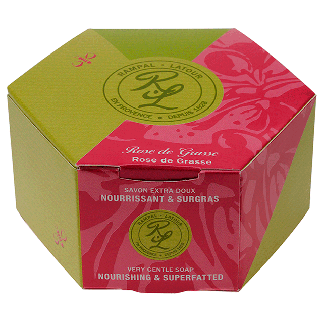 Rampal Latour Seife - Rose de Grasse, 150g