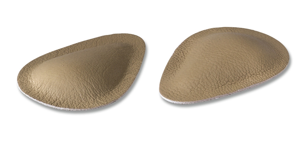 RUCK DRUCKSCHUTZ basic Spreizfußpelotten Herzform mit Lederbezug | Gr. 3 1 Paar