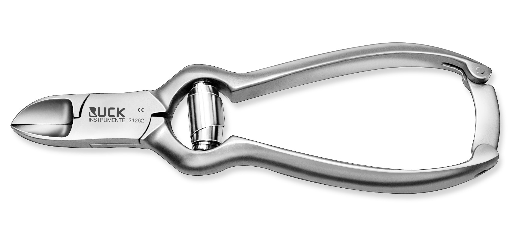 RUCK INSTRUMENTE Nagelzange mit dauerelastischer Edelstahl-Puffer-Feder