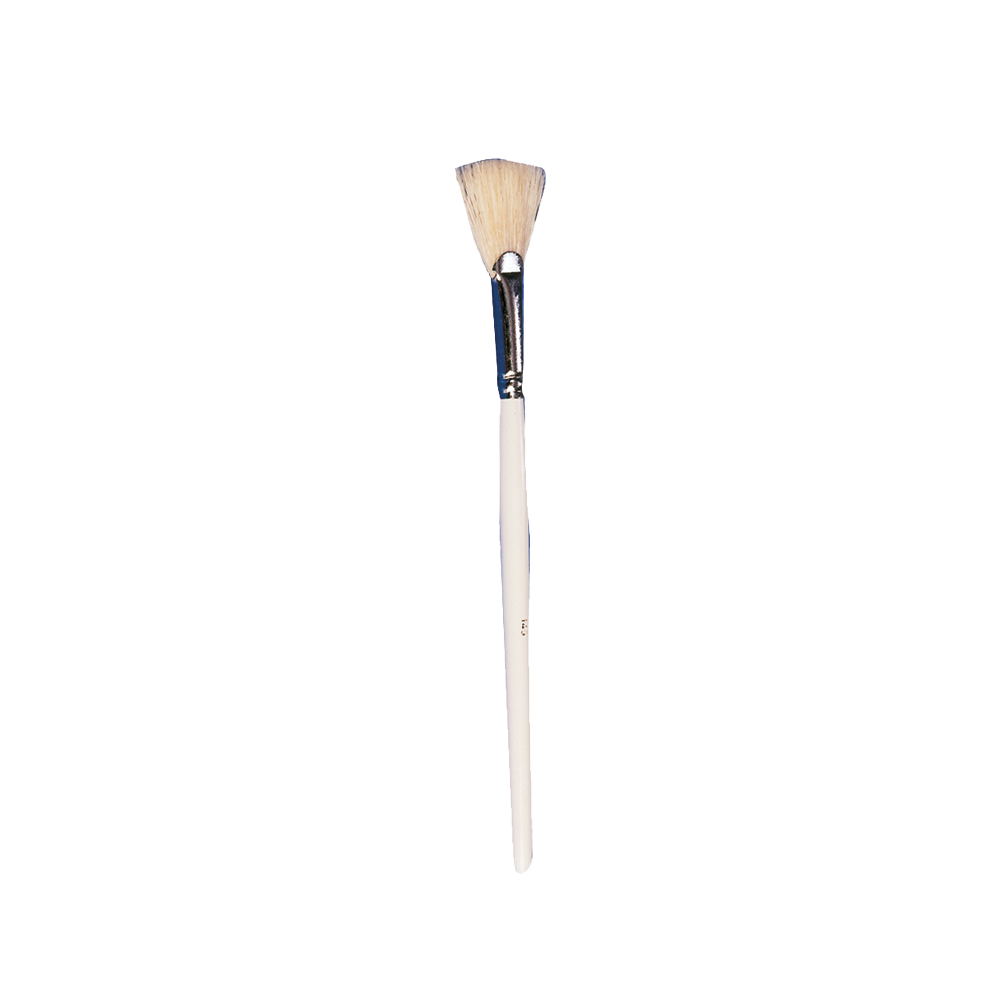 Masken-Fächerpinsel Basic, reine Naturborsten