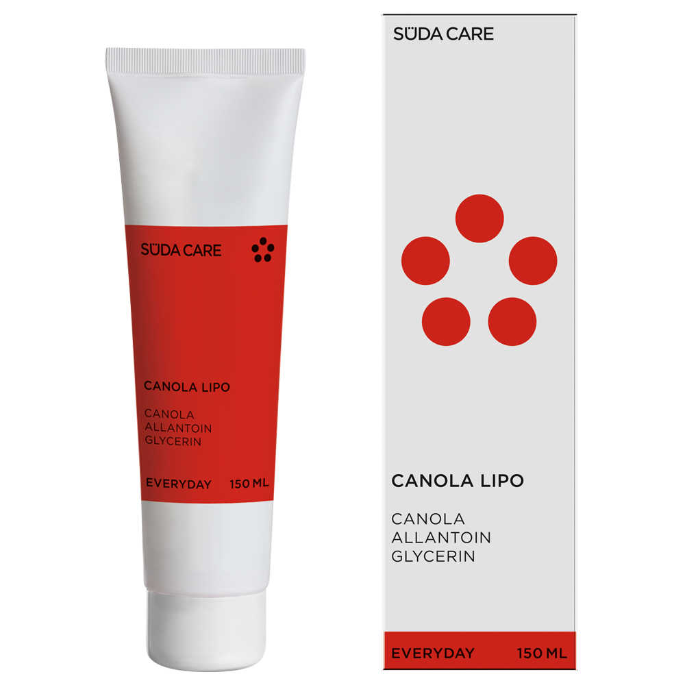 🔴 SÜDA CARE Everyday Canola Lipo Fusscreme 150 ml