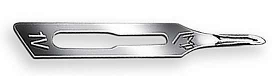 MEDI Hohlmeißel-Klingen Fig. 1V, 20 Stück