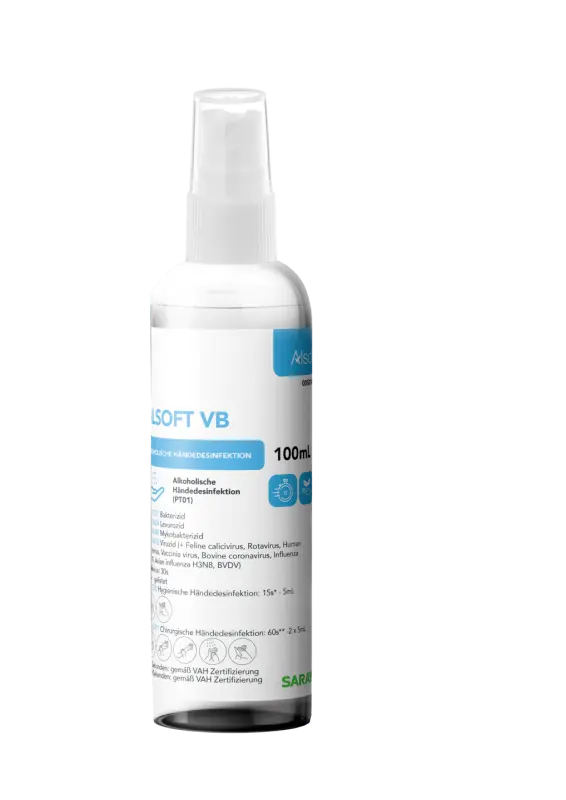 Saraya Alsoft VB Händedesinfektion 100 ml