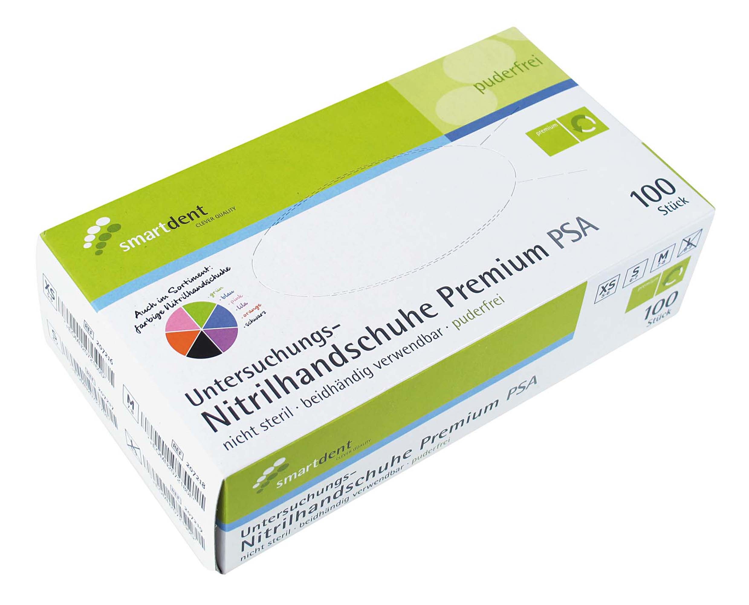 smartdent Nitril Einmalhandschuhe Soft Premium weiß | Größe L 100 Stück