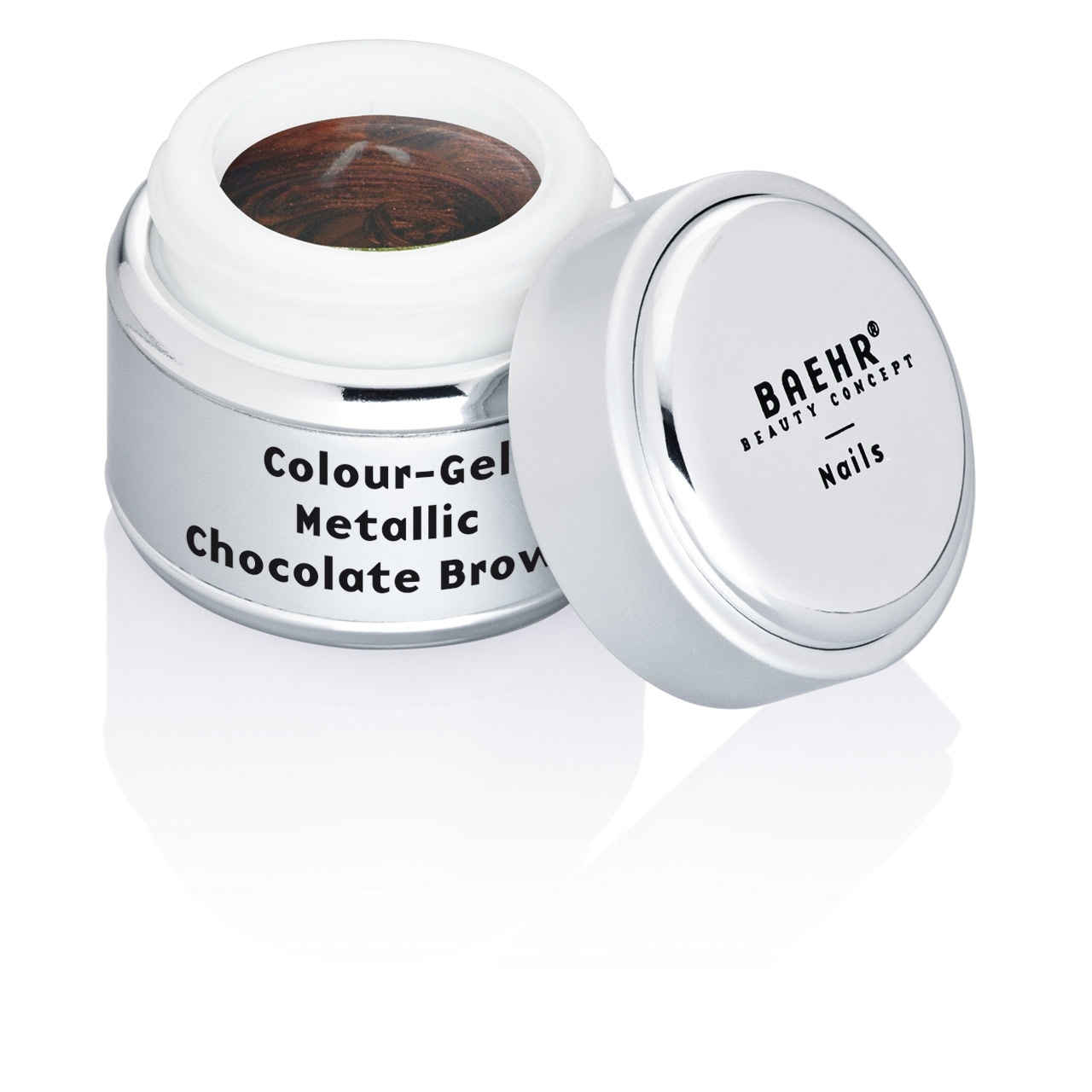 BAEHR BEAUTY CONCEPT NAILS Colour-Gel Metallic Chocolate Brown 5 ml