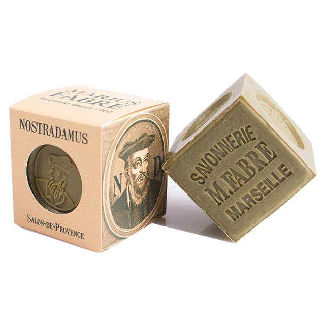 Marseille Olivenseife "Nostradamus" in Würfelform 200g