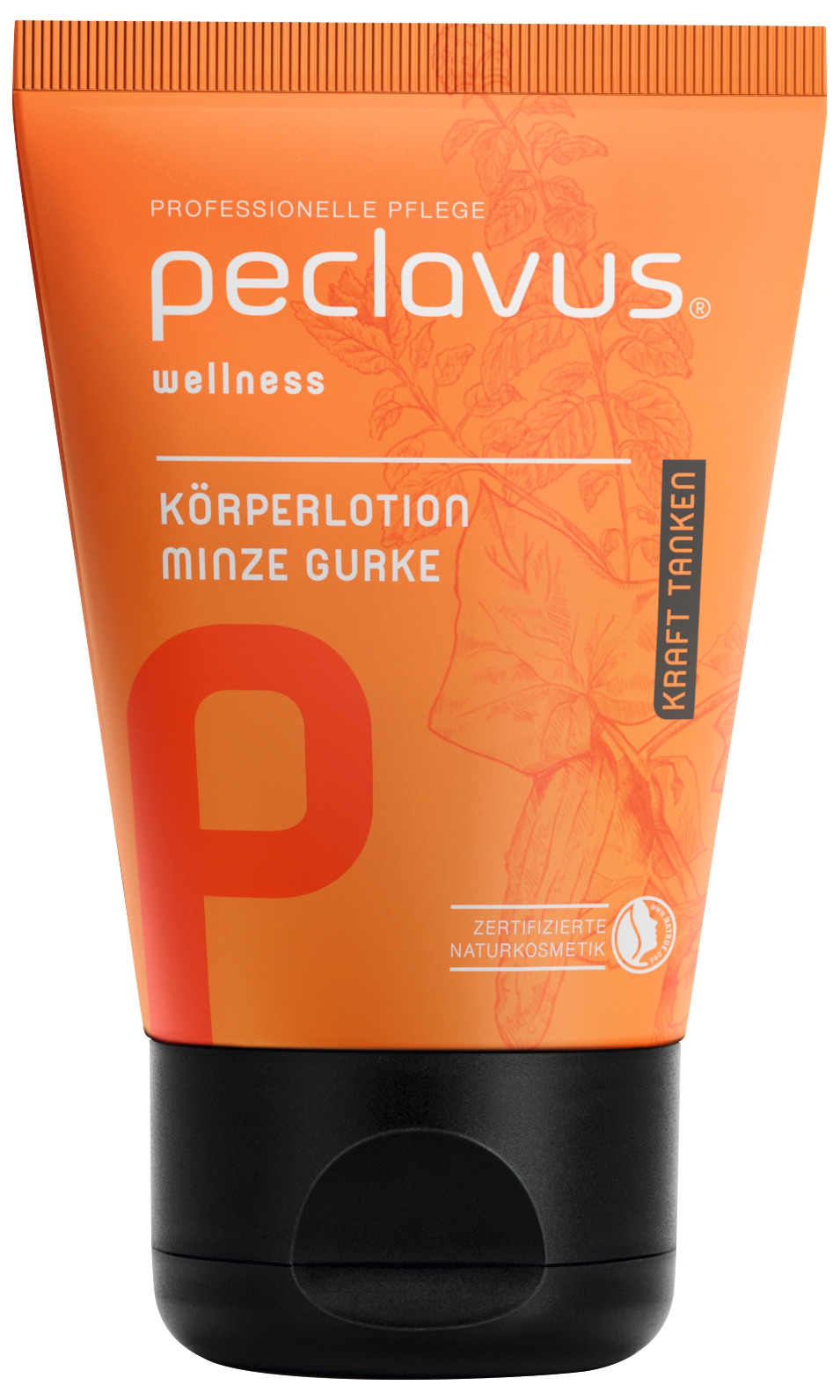 PECLAVUS Körperlotion Minze Gurke 30 ml | Kraft tanken