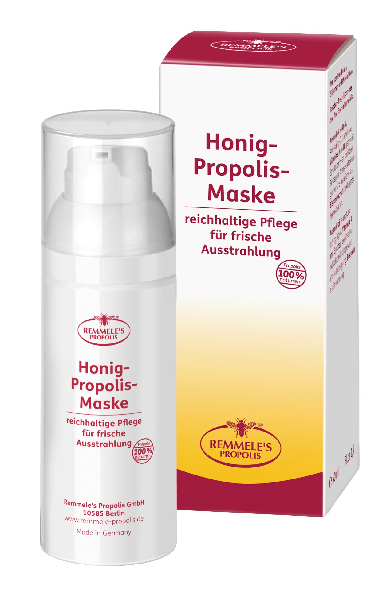 🐝 REMMELE`s PROPOLIS Honig-Propolis-Maske 40 ml