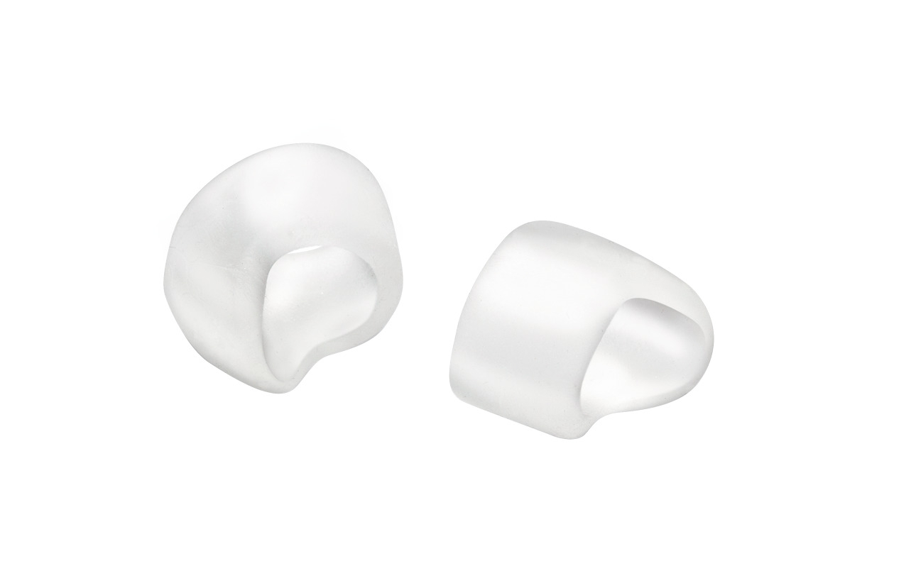 RUCK DRUCKSCHUTZ silicon Hühneraugen Schutzpolsterring | Gr. 2, Ø 20 mm | 2 Stück
