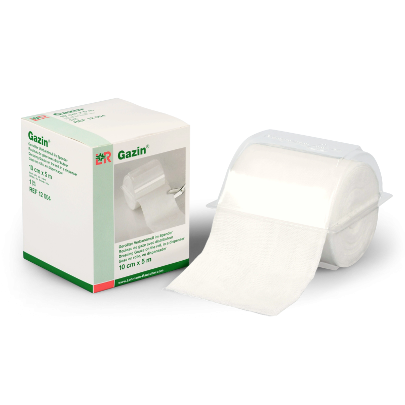 Gazin Verbandmull im Spender 10 cm / 5 m 