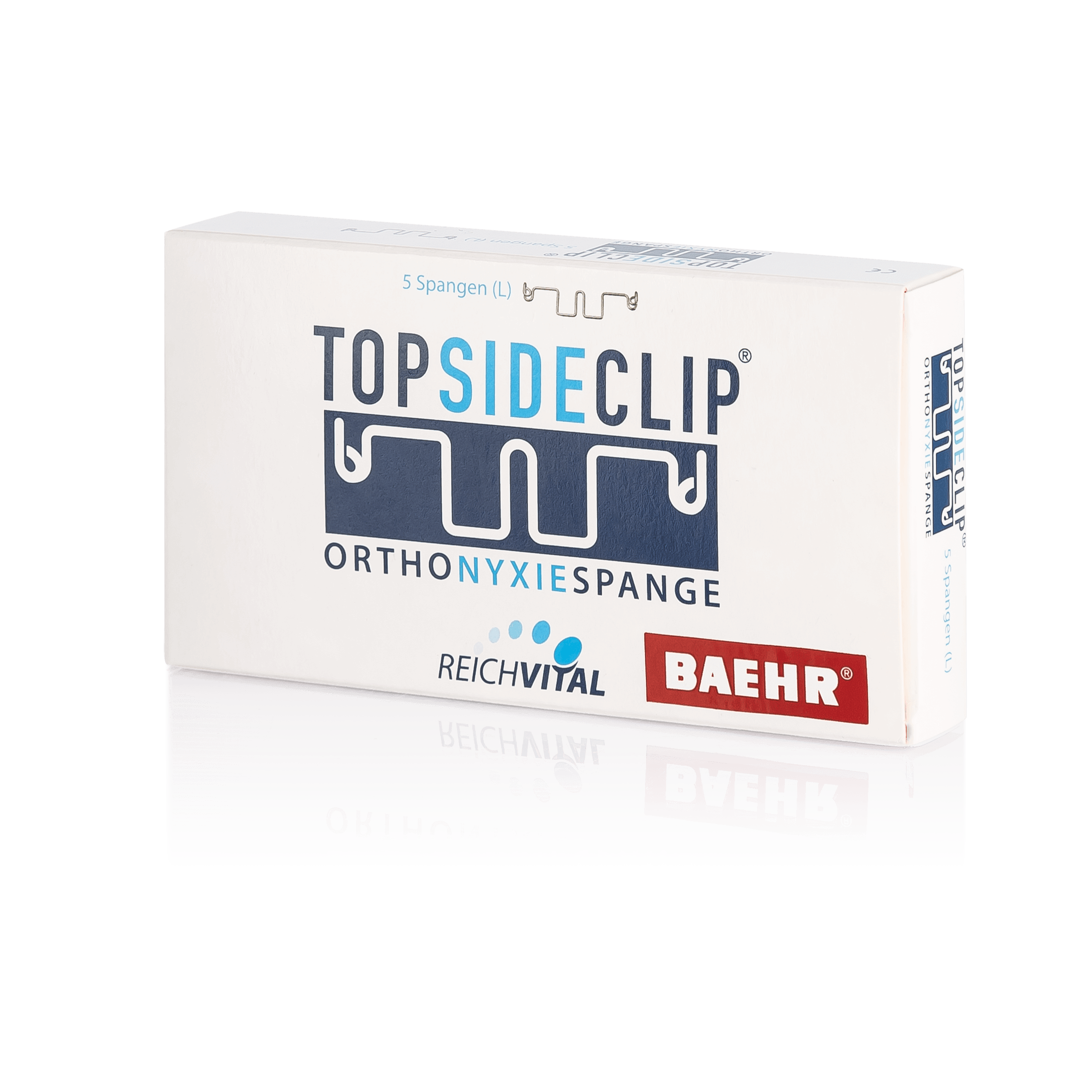 Orthonyxiespange - Top Side Clip - Größe L