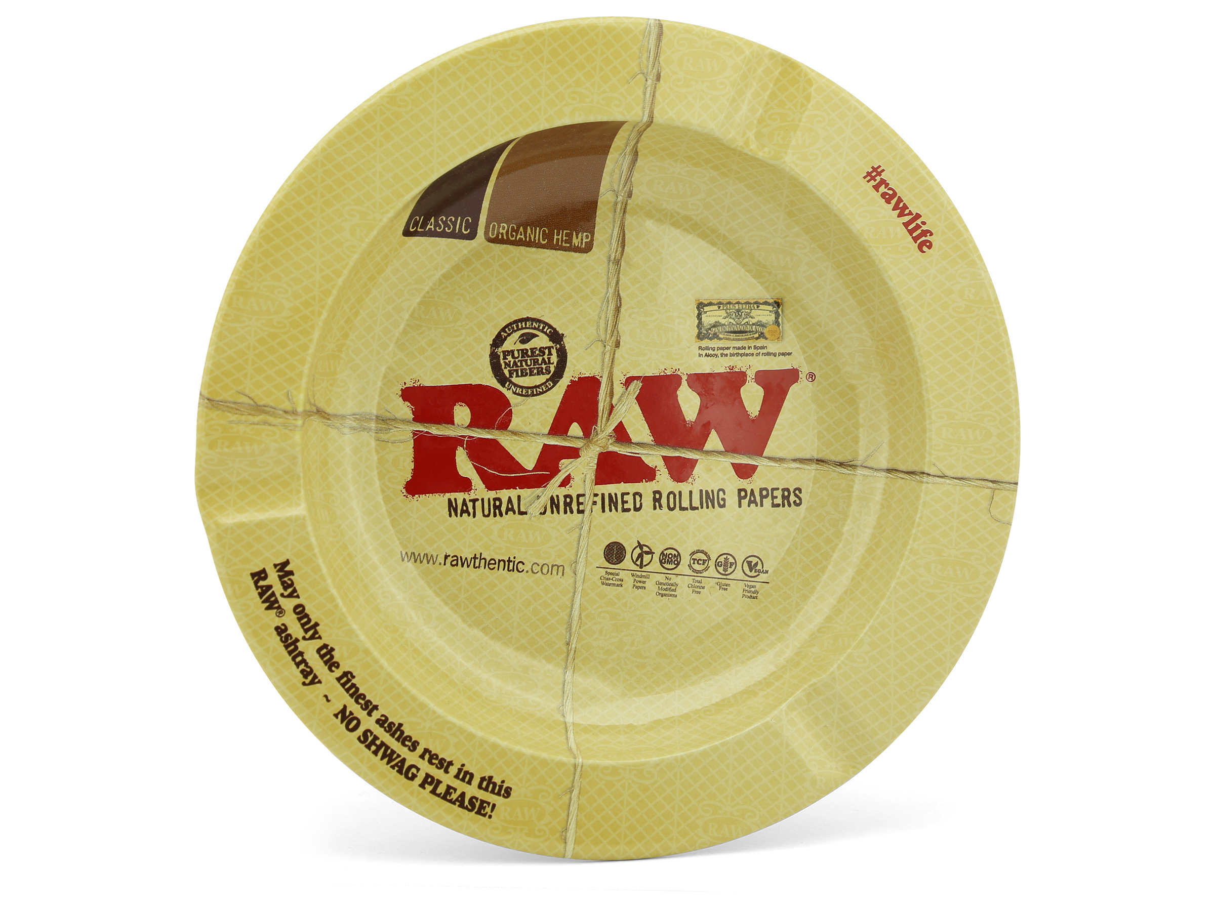 RAW papers | Runde Metal Aschenbecher Ø 14 cm