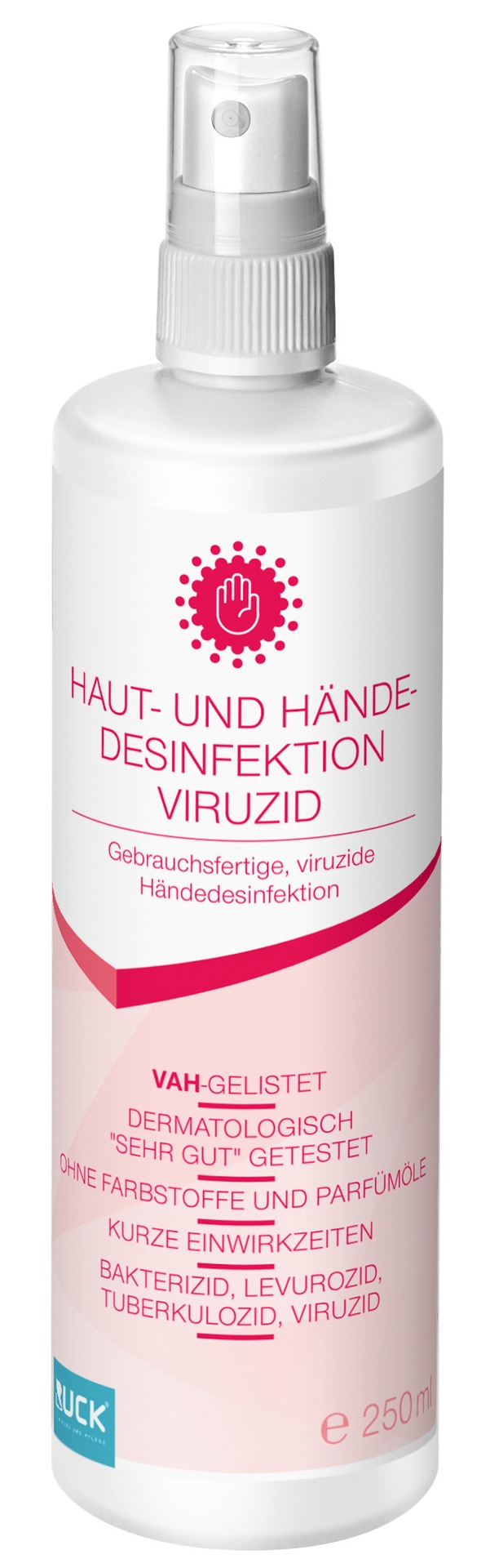 RUCK Haut- und Händedesinfektion viruzid | 250 ml