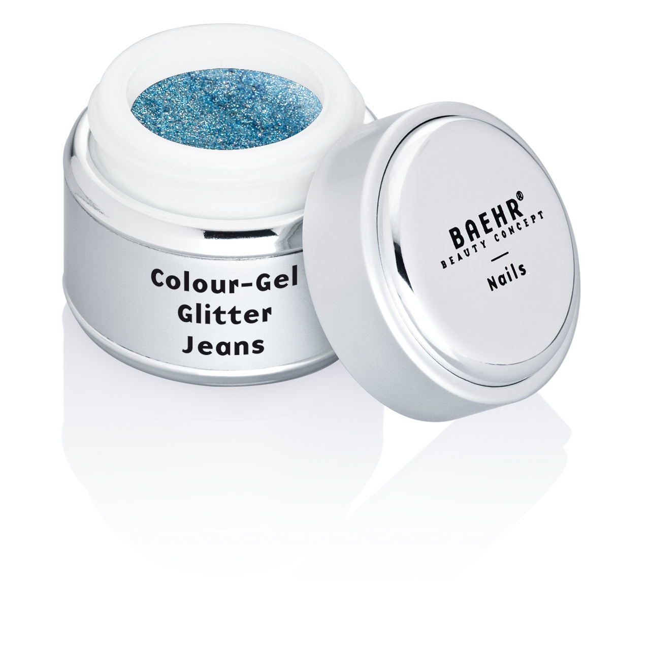 BAEHR BEAUTY CONCEPT - NAILS Colour-Gel Glitter Jeans 5 ml