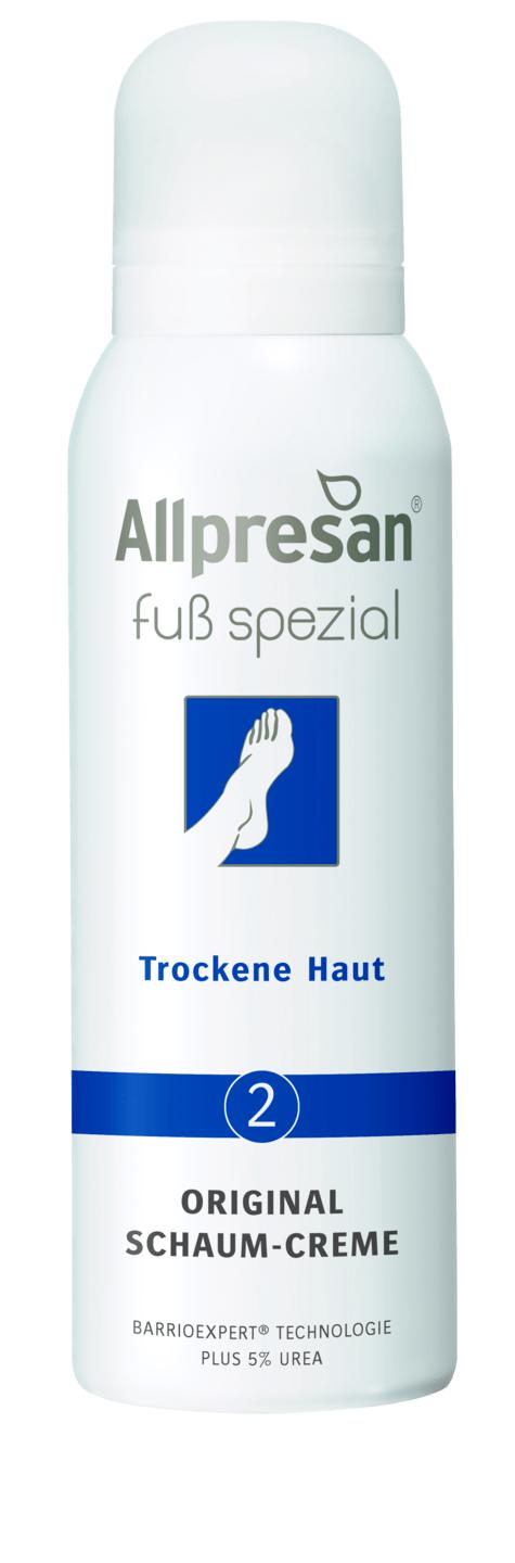 Allpresan Fuß Spezial 2 | Trockene Haut | Original Schaum-Creme | 125 ml