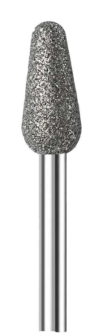 Busch Haut- und Nagelfräser, kegelförmig abgerundet, Diamant, mittel, Ø 5,0 mm