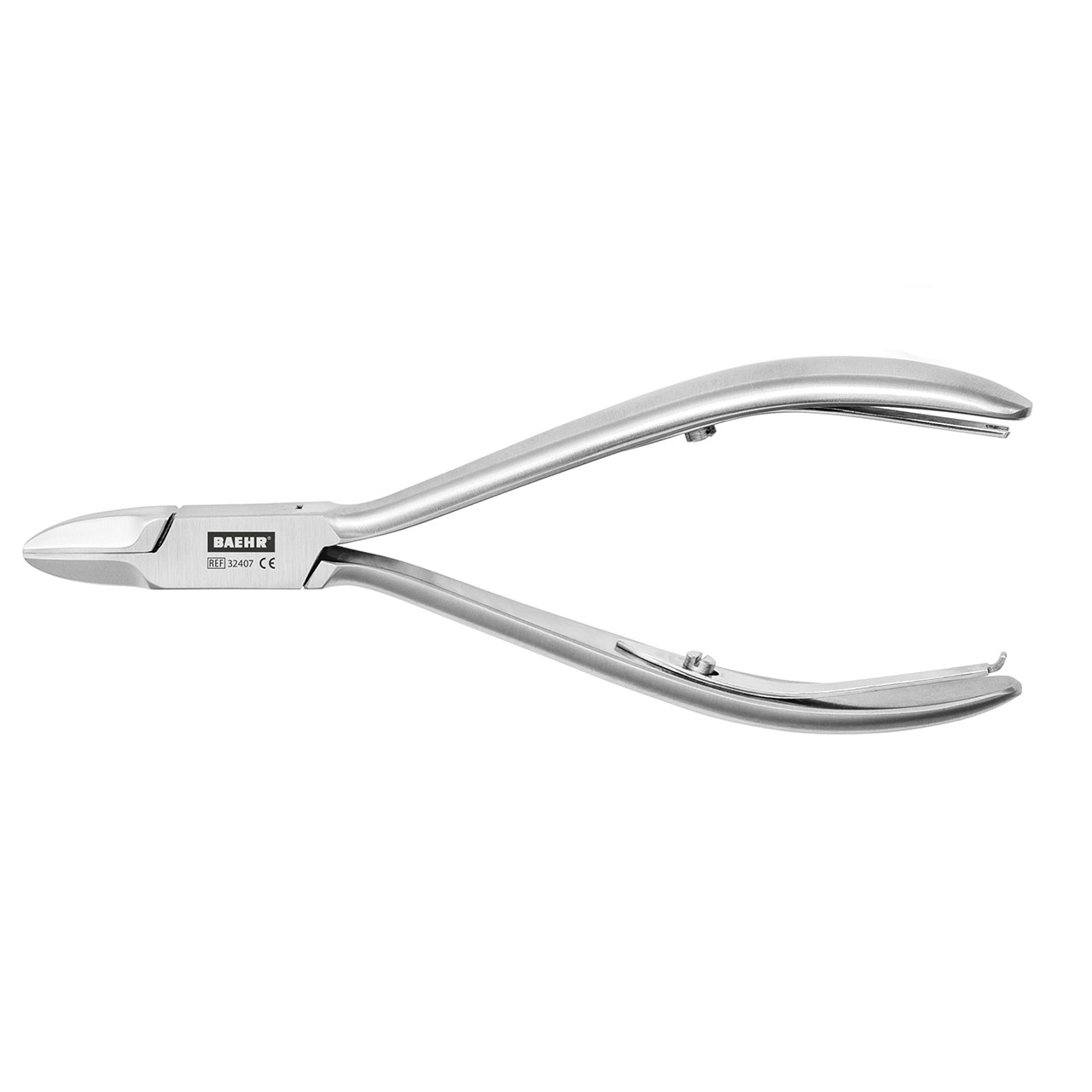 BAEHR PODOLINE Nagel-/Eckenzange abgerundete Spitzen 13 cm