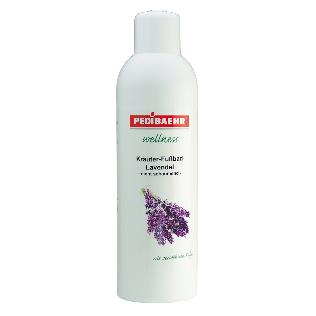 PEDIBAEHR - Wellness Kräuter-Fußbad Lavendel mit verschiedenen Zusätzen, nicht schäumend, 1 Liter