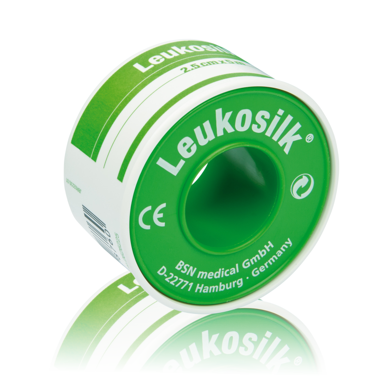 Leukosilk Fixierpflaster seidenartig 5 m x 2,5 cm