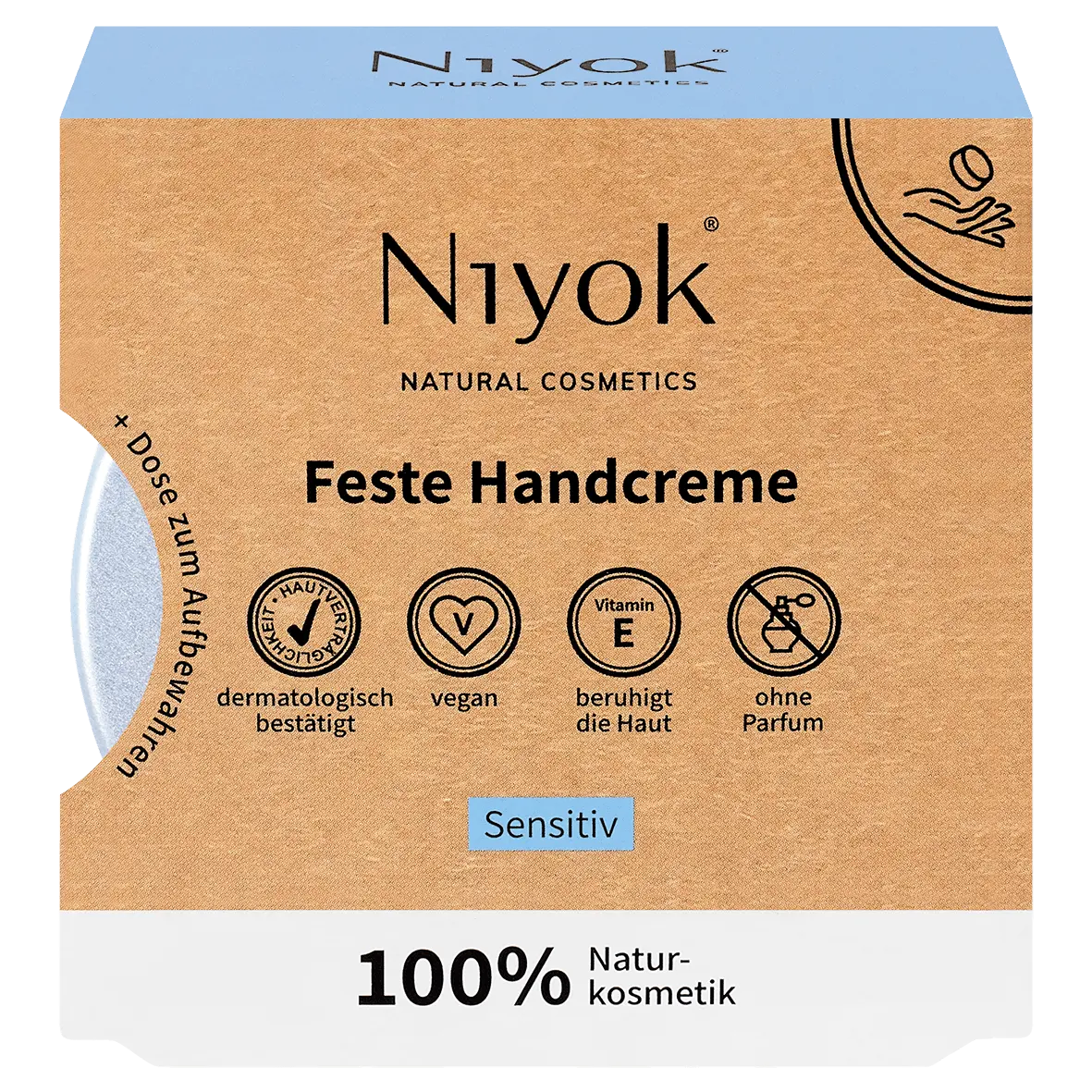 Niyok Feste Handcreme, 50 g, SENSITIV