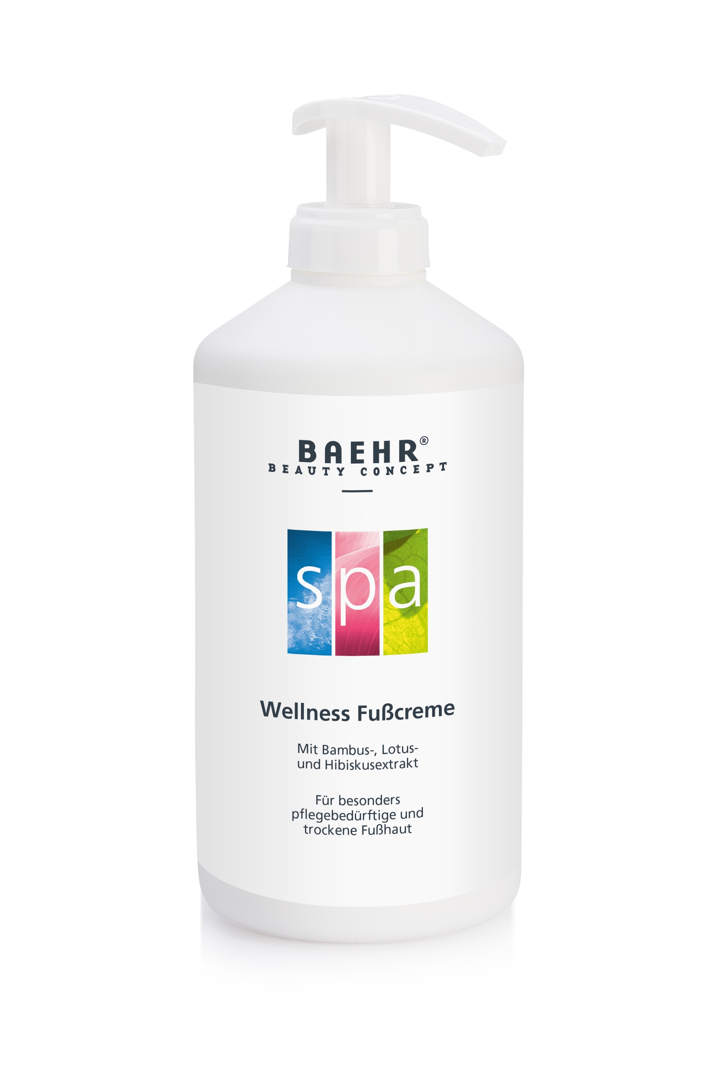 BAEHR BEAUTY CONCEPT SPA Wellness Fußcreme Dose o.Pumpe 500 ml