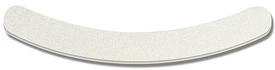 Boomerang-Feile weiß, 120/240